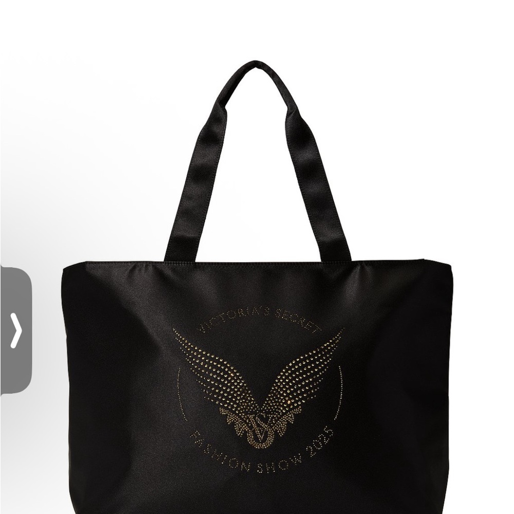 Victoria's Secret Black and Gold Tote NWT IN PLASTIC